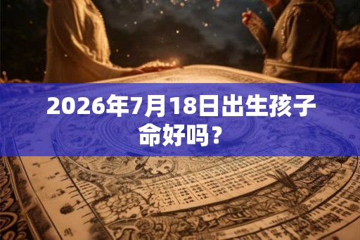 2026年7月18日出生孩子命好吗? 2026年7月18日出生孩子命好吗?
