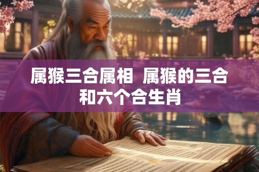 属猴三合属相  属猴的三合和六个合生肖