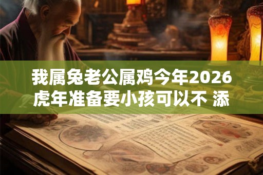 我属兔老公属鸡今年2026虎年准备要小孩可以不 添丁有喜吗 我属兔老公属鸡今年2026虎年准备要小孩可以不 添丁有喜吗