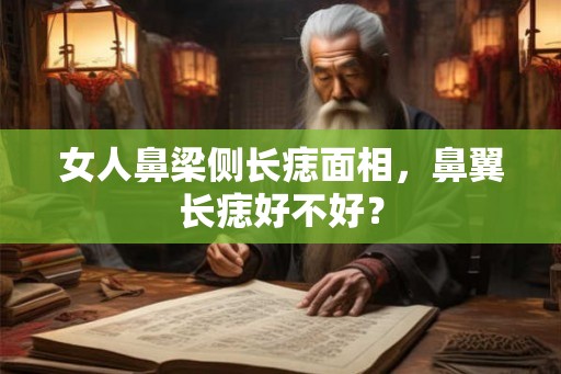 女人鼻梁侧长痣面相，鼻翼长痣好不好？