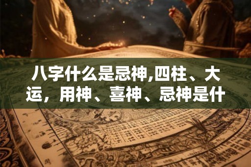 八字什么是忌神,四柱、大运，用神、喜神、忌神是什么？