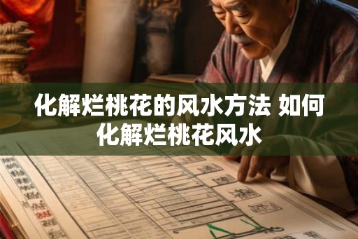 化解烂桃花的风水方法 如何化解烂桃花风水