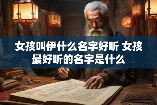 女孩叫伊什么名字好听 女孩最好听的名字是什么