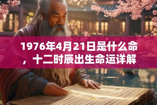 1976年4月21日是什么命,十二时辰出生命运详解 1976年4月21日是什么命,十二时辰出生命运详解
