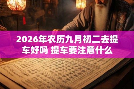 2026年农历九月初二去提车好吗 提车要注意什么