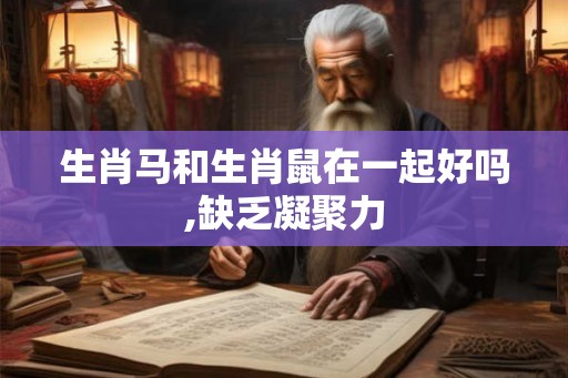 生肖马和生肖鼠在一起好吗,缺乏凝聚力