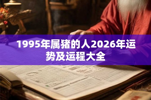 1995年属猪的人2026年运势及运程大全