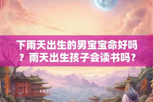 下雨天出生的男宝宝命好吗？雨天出生孩子会读书吗？