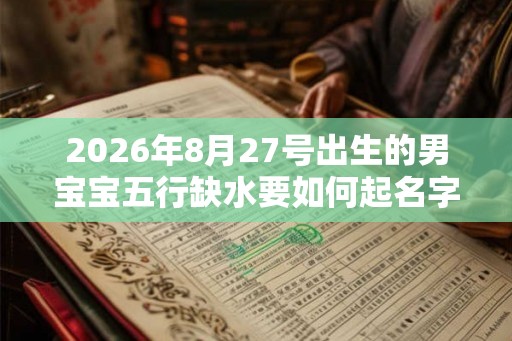 2026年8月27号出生的男宝宝五行缺水要如何起名字 2026年8月27号出生的男宝宝五行缺水要如何起名字