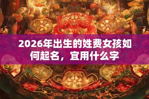 2026年出生的姓费女孩如何起名，宜用什么字