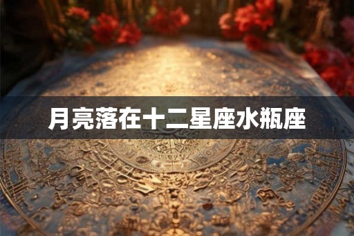 月亮落在十二星座水瓶座 月亮落在十二星座水瓶座