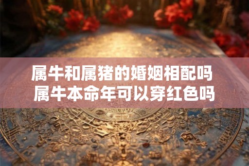 属牛和属猪的婚姻相配吗 属牛本命年可以穿红色吗 属牛和属猪的婚姻相配吗 属牛本命年可以穿红色吗