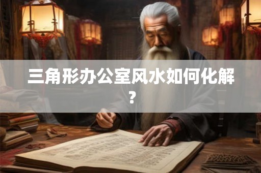 三角形办公室风水如何化解？