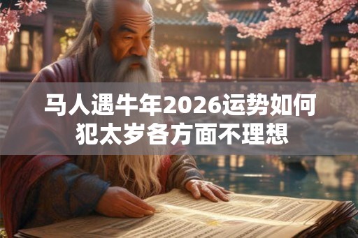 马人遇牛年2026运势如何 犯太岁各方面不理想 马人遇牛年2026运势如何 犯太岁各方面不理想