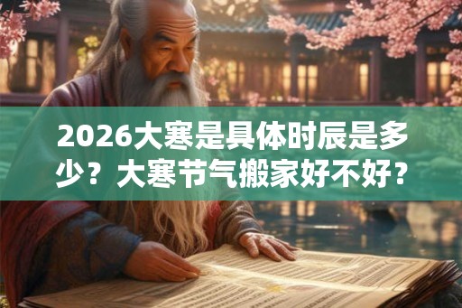 2026大寒是具体时辰是多少？大寒节气搬家好不好？
