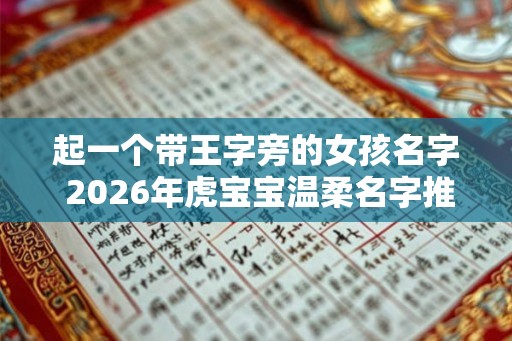 起一个带王字旁的女孩名字 2026年虎宝宝温柔名字推荐