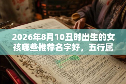 2026年8月10丑时出生的女孩哪些推荐名字好,五行属什么 2026年8月10丑时出生的女孩哪些推荐名字好,五行属什么