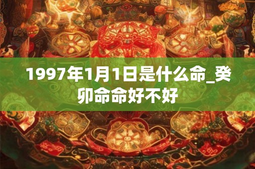 1997年1月1日是什么命_癸卯命命好不好 1997年1月1日是什么命_癸卯命命好不好