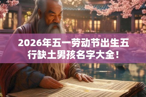 2026年五一劳动节出生五行缺土男孩名字大全！