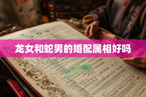 龙女和蛇男的婚配属相好吗 龙女和蛇男的婚配属相好吗