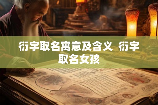 衍字取名寓意及含义  衍字取名女孩