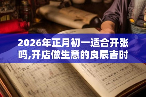 2026年正月初一适合开张吗,开店做生意的良辰吉时