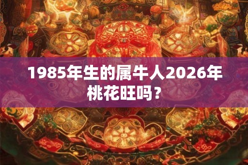 1985年生的属牛人2026年桃花旺吗？