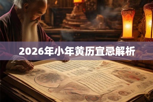 2026年小年黄历宜忌解析