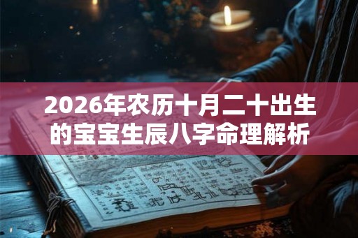 2026年农历十月二十出生的宝宝生辰八字命理解析 2026年农历十月二十出生的宝宝生辰八字命理解析