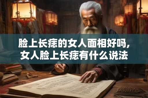 脸上长痣的女人面相好吗,女人脸上长痣有什么说法
