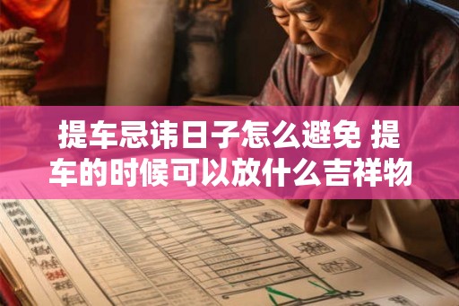 提车忌讳日子怎么避免 提车的时候可以放什么吉祥物 提车忌讳日子怎么避免 提车的时候可以放什么吉祥物
