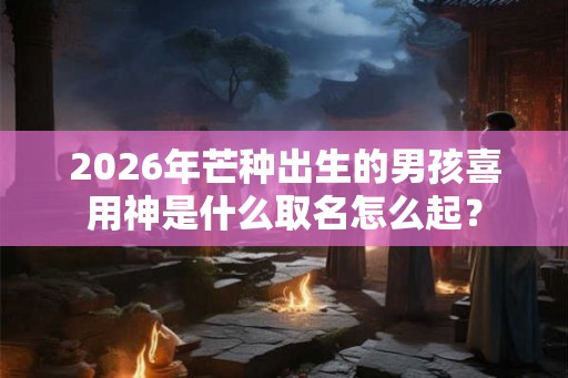 2026年芒种出生的男孩喜用神是什么取名怎么起？