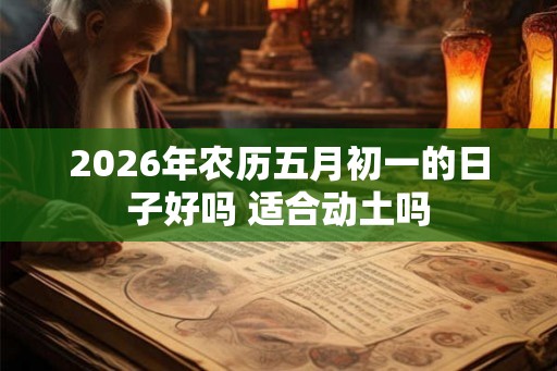 2026年农历五月初一的日子好吗 适合动土吗
