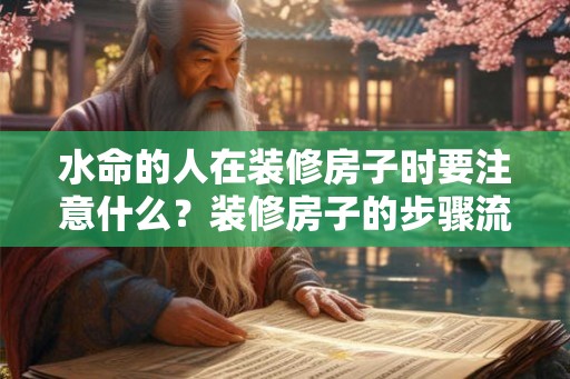 水命的人在装修房子时要注意什么?装修房子的步骤流程 水命的人在装修房子时要注意什么?装修房子的步骤流程