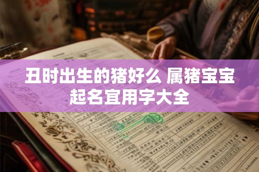 丑时出生的猪好么 属猪宝宝起名宜用字大全