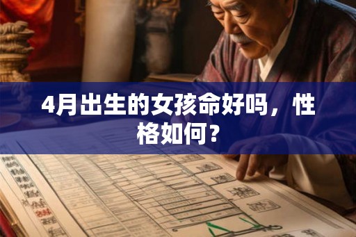 4月出生的女孩命好吗，性格如何？