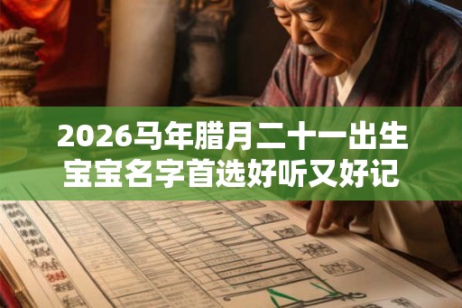 2026马年腊月二十一出生宝宝名字首选好听又好记