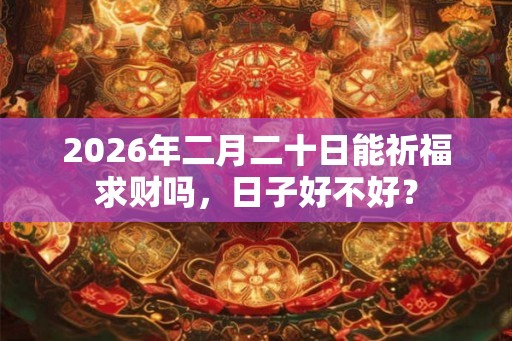 2026年二月二十日能祈福求财吗,日子好不好? 2026年二月二十日能祈福求财吗,日子好不好?