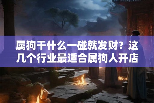 属狗干什么一碰就发财？这几个行业最适合属狗人开店赚钱！