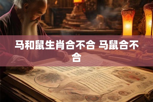 马和鼠生肖合不合 马鼠合不合 马和鼠生肖合不合 马鼠合不合