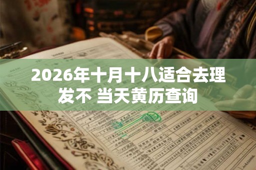 2026年十月十八适合去理发不 当天黄历查询