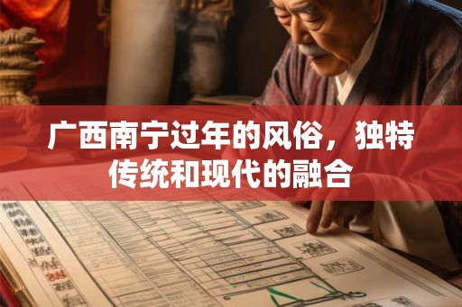 广西南宁过年的风俗，独特传统和现代的融合