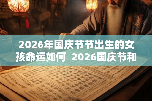 2026年国庆节节出生的女孩命运如何 2026国庆节和中秋节同一天吗 2026年国庆节节出生的女孩命运如何 2026国庆节和中秋节同一天吗