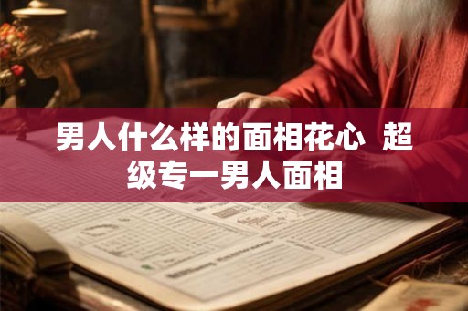 男人什么样的面相花心  超级专一男人面相