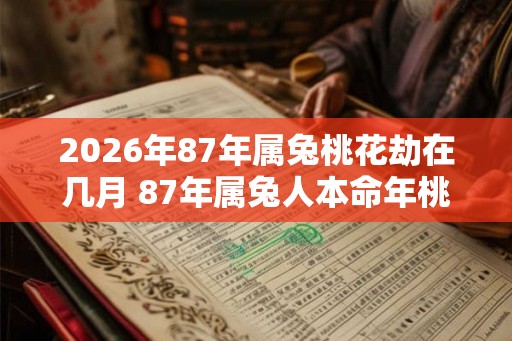 2026年87年属兔桃花劫在几月 87年属兔人本命年桃花劫 2026年87年属兔桃花劫在几月 87年属兔人本命年桃花劫