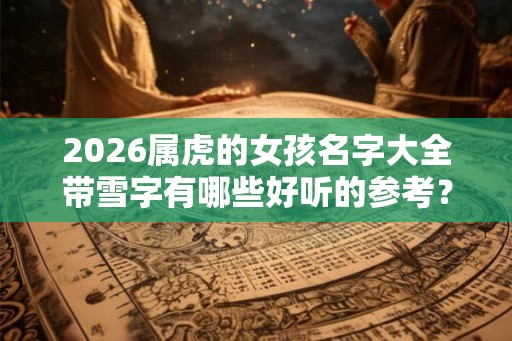2026属虎的女孩名字大全带雪字有哪些好听的参考？