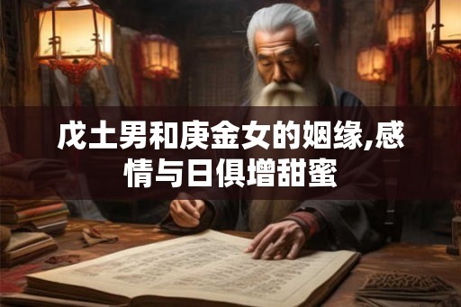 戊土男和庚金女的姻缘,感情与日俱增甜蜜
