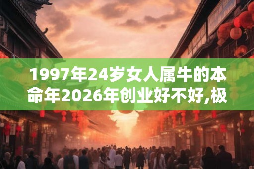 1997年24岁女人属牛的本命年2026年创业好不好,极大的挑战