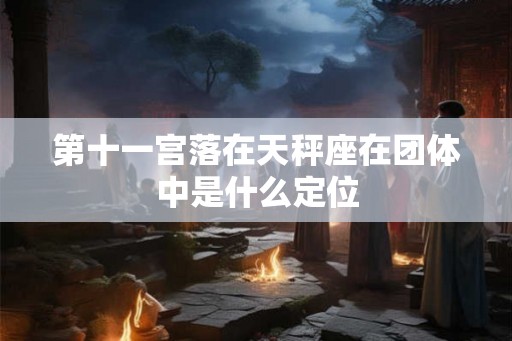 第十一宫落在天秤座在团体中是什么定位