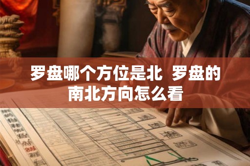 罗盘哪个方位是北  罗盘的南北方向怎么看